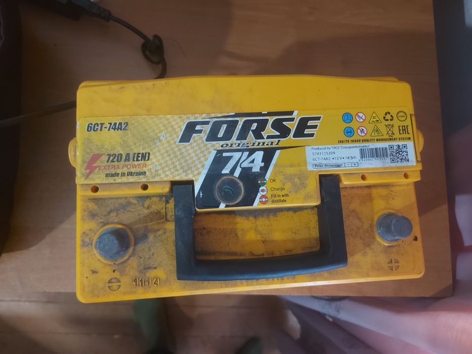 Акб forse 74ah,720a