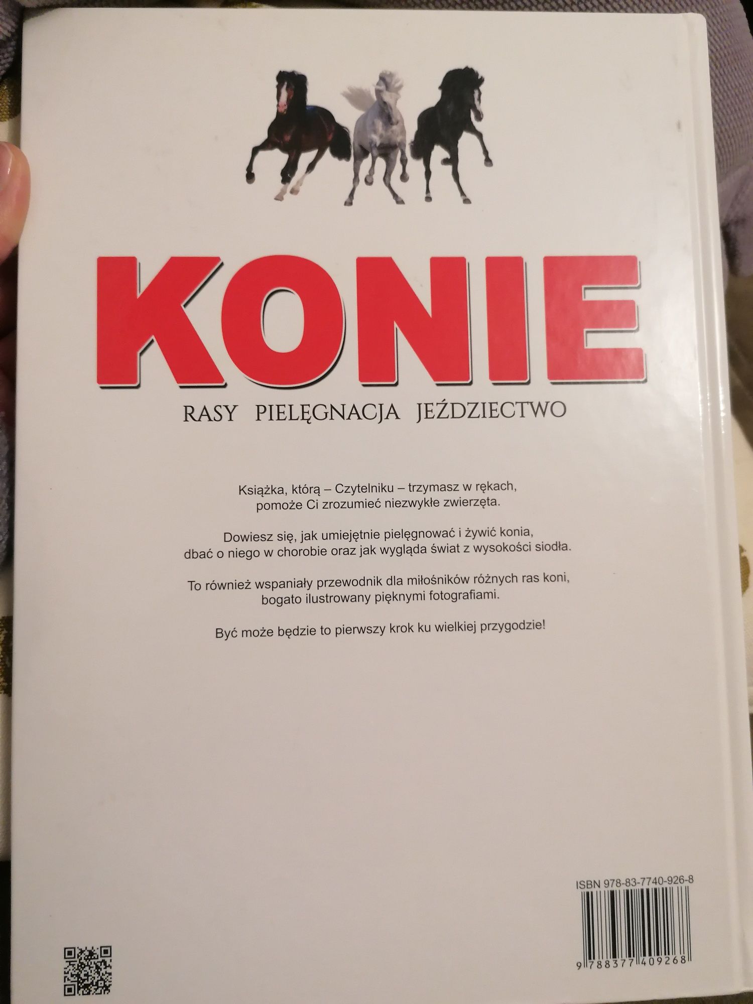 Książka Konie rasy pielęgnacja jeździectwo
