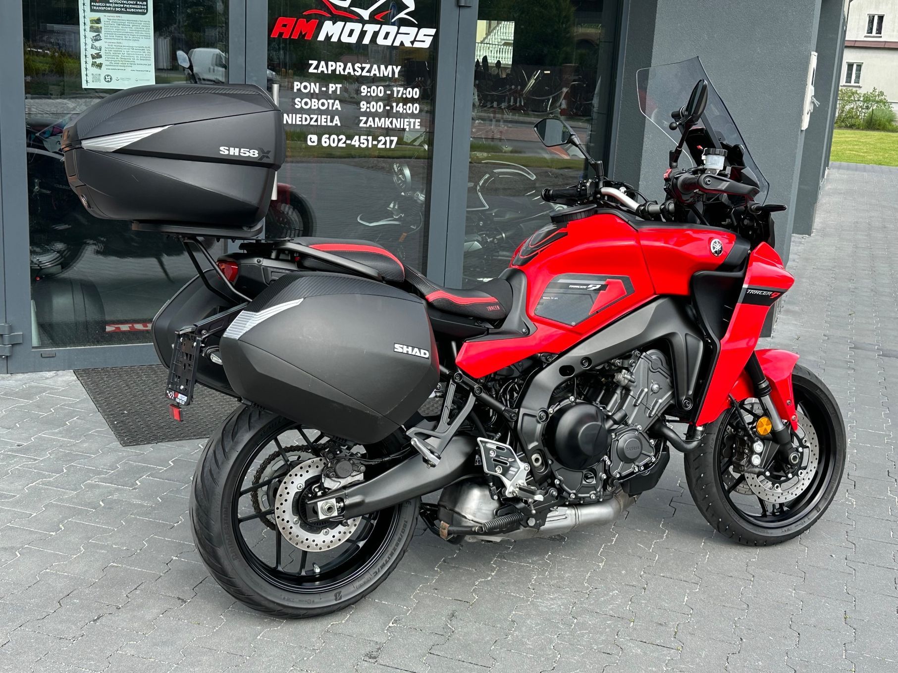 Yamaha Tracer 9 model 2021, Idealny STAN , Doposażenie , Bezwypadkowy DOSTAWA PL