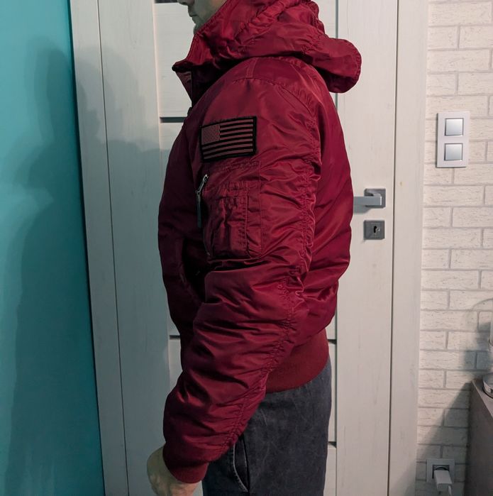 Kurtka zimowa Pit Bull bomberka z kapturem ENCINO