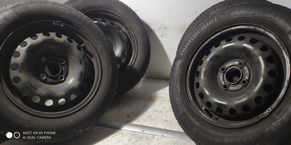 Koła opony felgi 165/70R14 CONTINENTAL 4x100 LATO komplet stalowe 4szt
