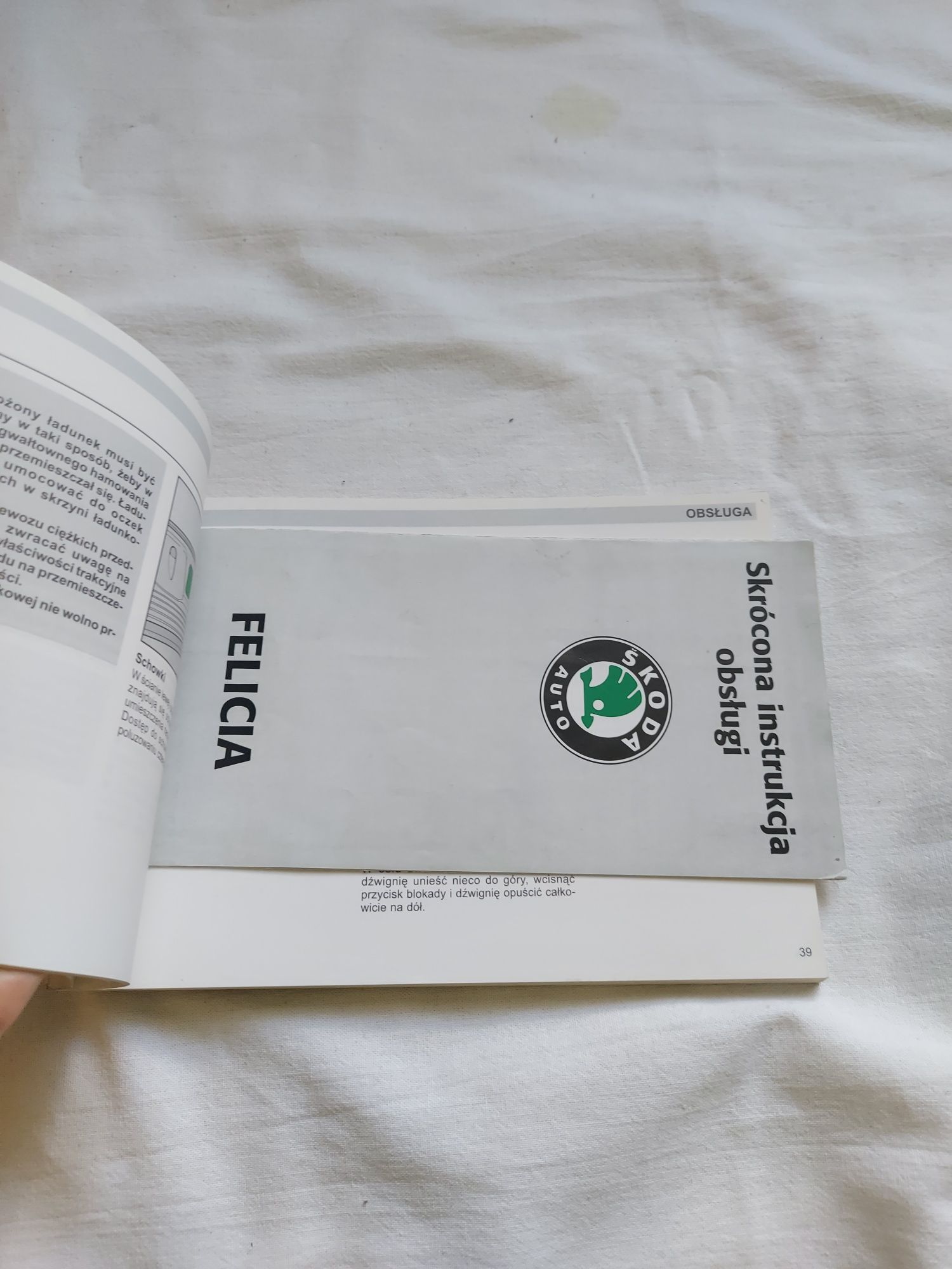 Skoda Felicia instrukcja obsługi