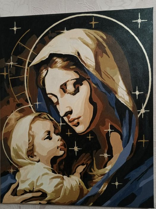 Картина по номерах розмальована