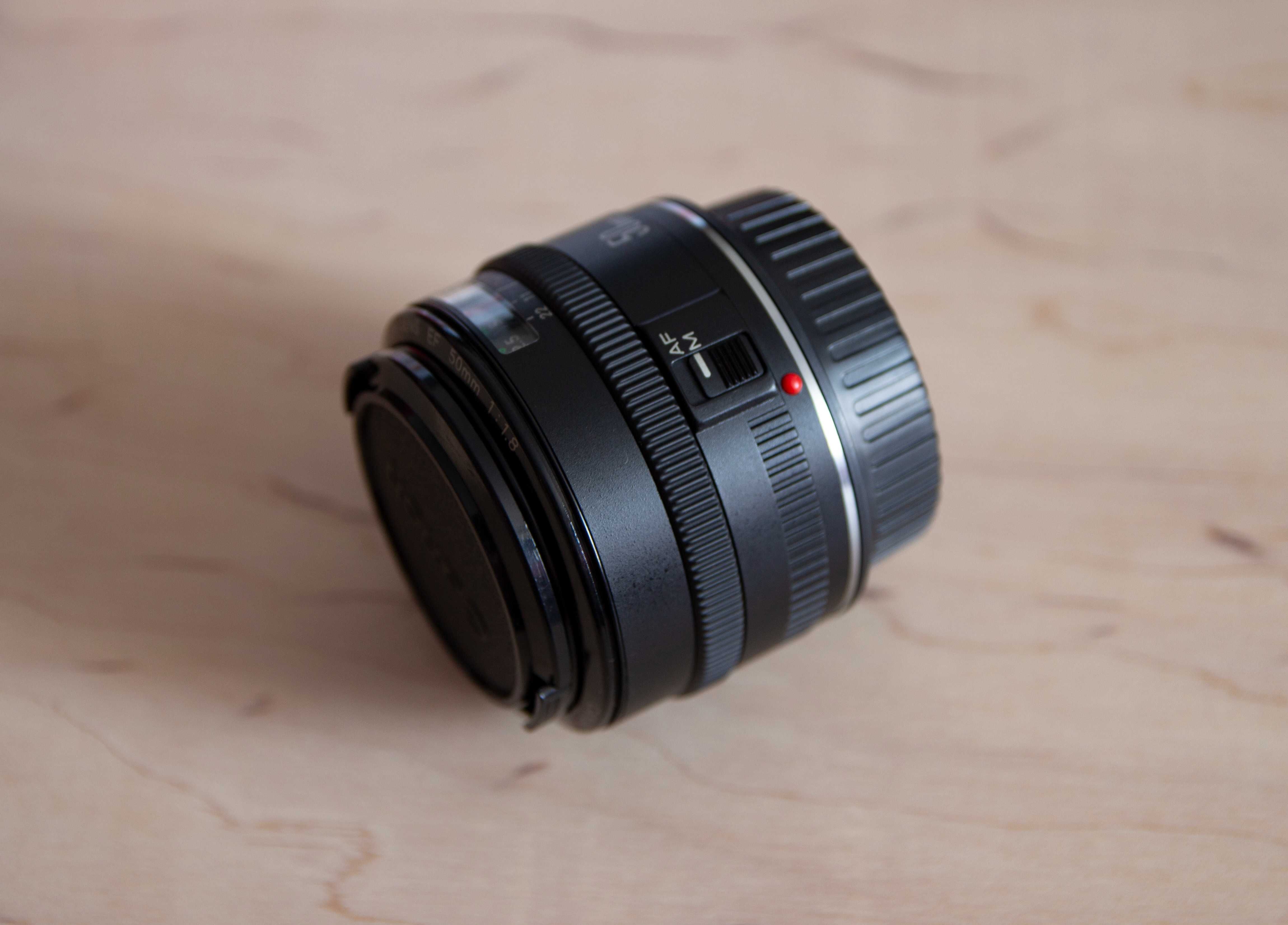 ‼️Стан 9.8/10! Об'єктив Canon EF 50mm F1.8 MK I|+Всі кришки!Портретник