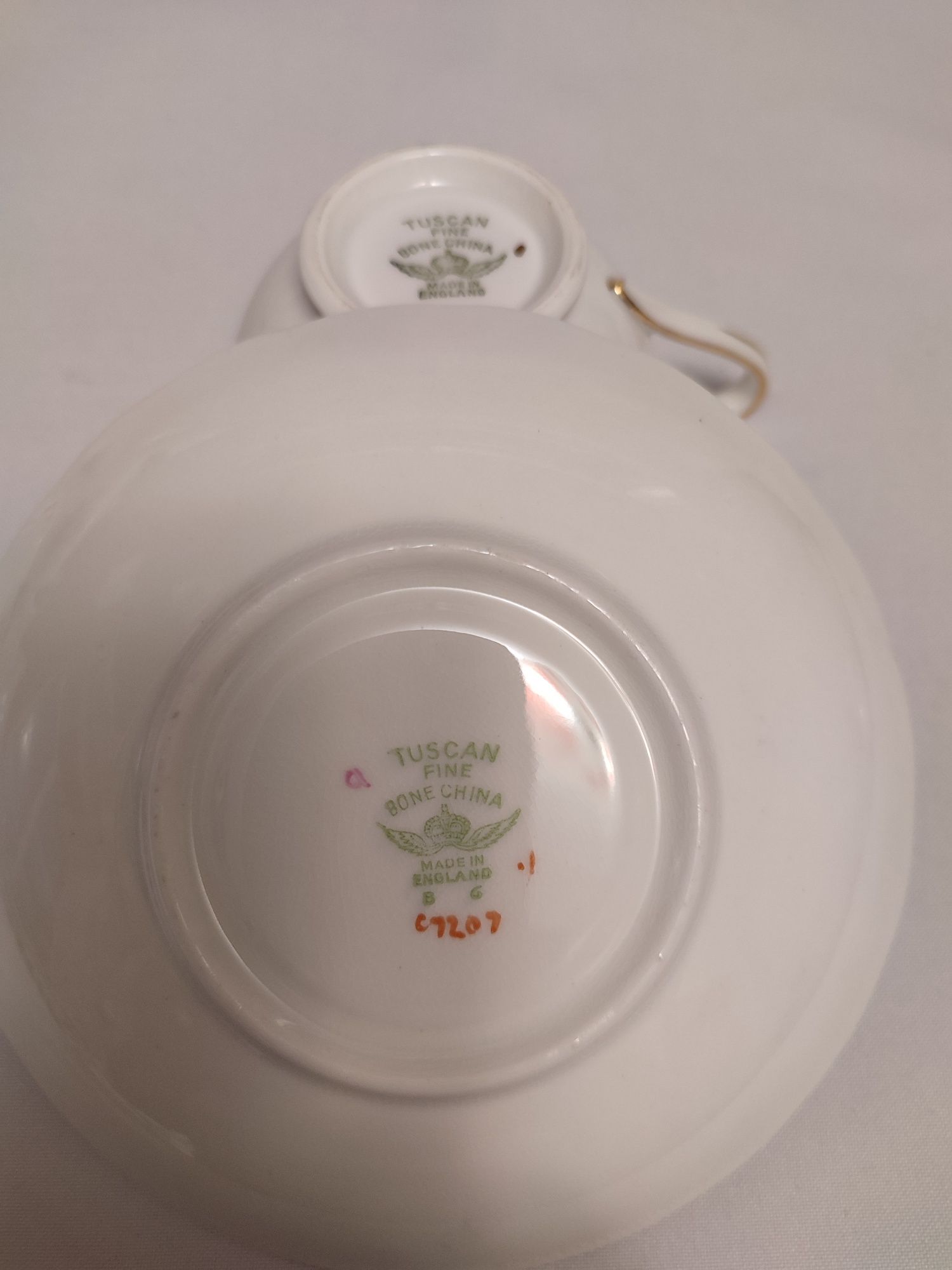 Чайный сервиз Tuscan fine bone china Англия. 1947г. Ретро,винтаж,антик