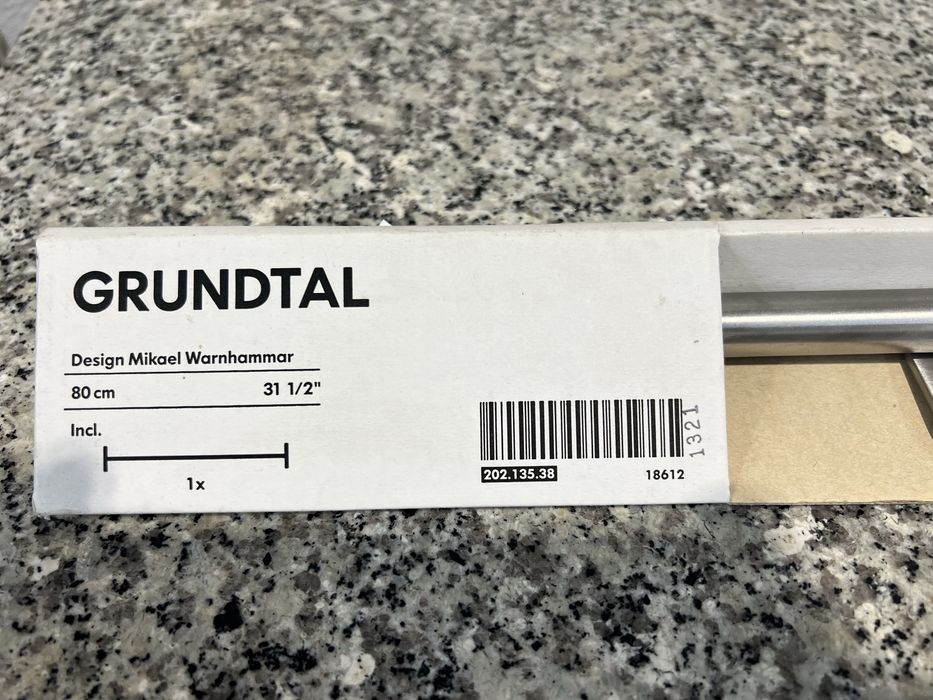 Ikea Grundtal reling kuchenny szyna 80cm