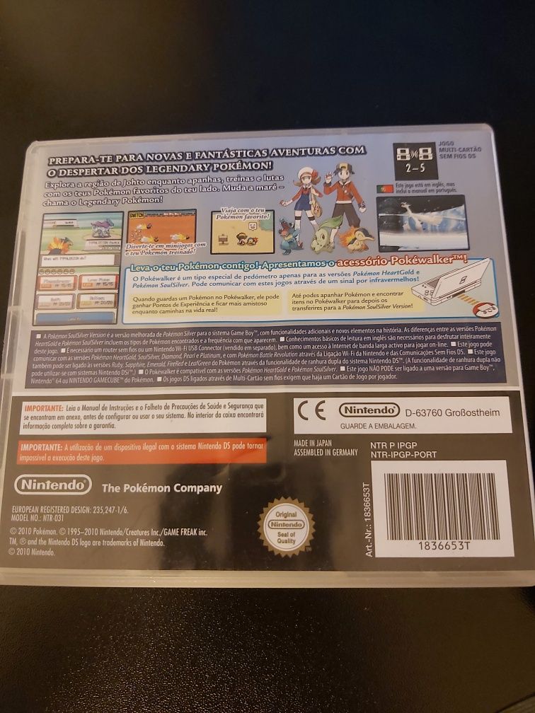 Pokemon soul silver(sem manuais)