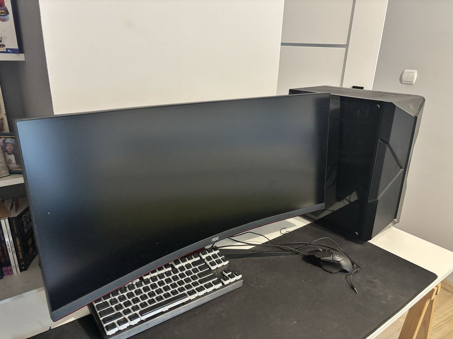 Monitor zakrzywiony AOC 34” CU34G2XE/BK 21:9 144Hz