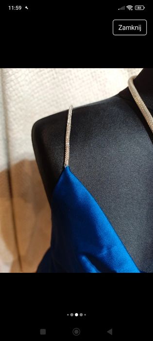 Sukienka s niebieska