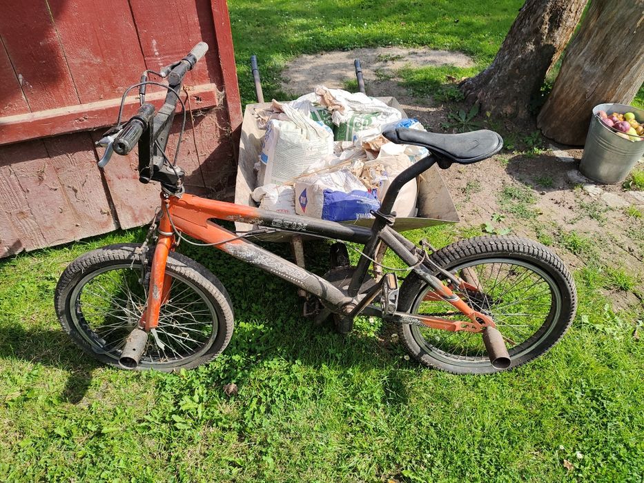 Rower BMX długo nieużywany