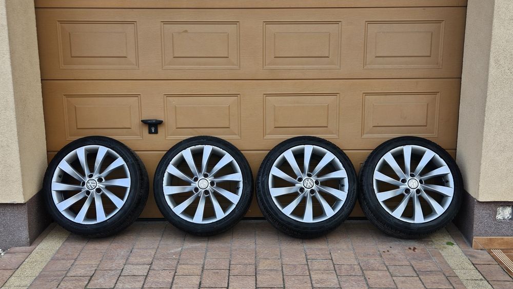 Koła 18 Interlagos Turbinki Scirocco Passat CC 5x112 otwór 67,1mm Audi