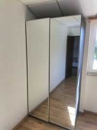 5 Pax IKEA 100x201 porta espelhadas