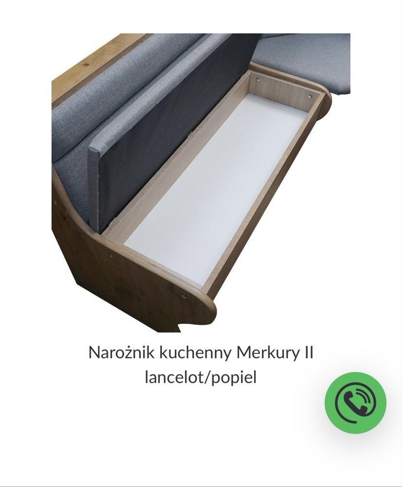 Narożnik kuchenny Merkury II lancelot/popiel