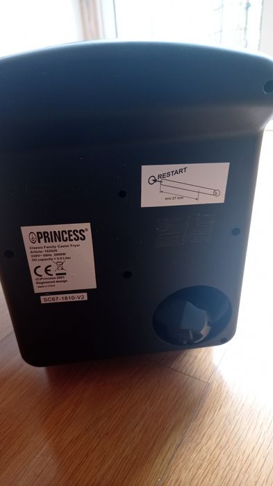 Fritadeira princess por estrear