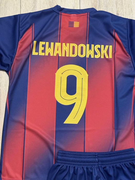 Lewandowski - Barcelona - Strój piłkarski 122cm