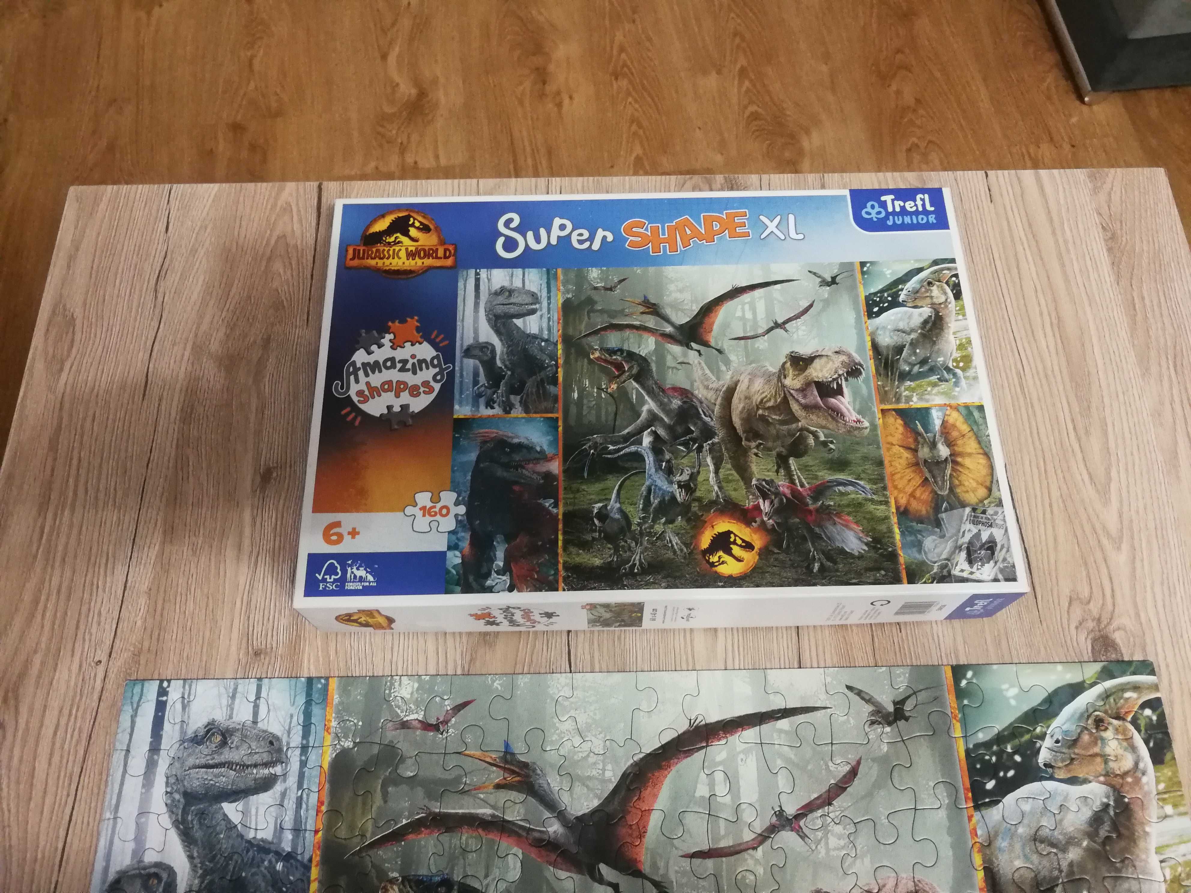 Puzzle Dinozaury