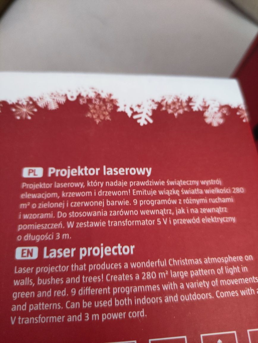 Anslut Projektor Laserowy świąteczny