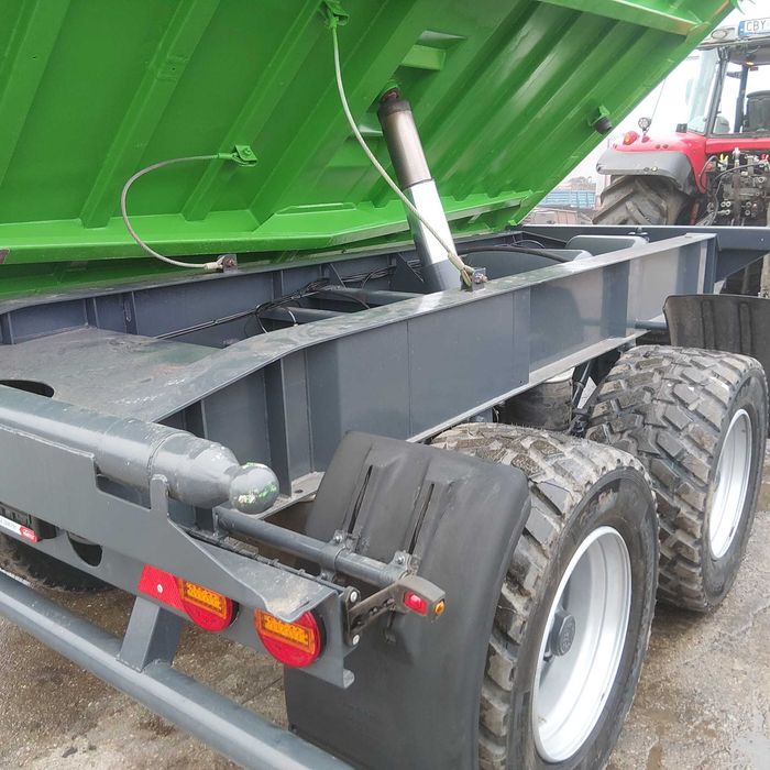 Tandem 3 x wywrotka  Kel-berg 20 T przyczepa  szerokie koła