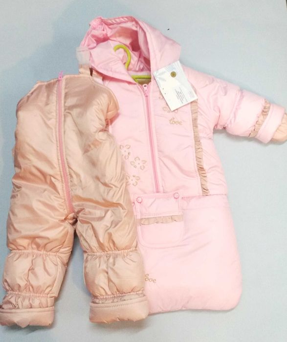 Зимний и деми конверт-комбинезон Куртка, полукомбинезон, конверт.