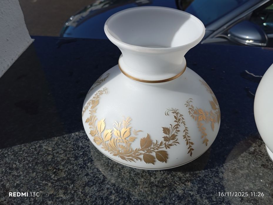 3 globos vidro antigos