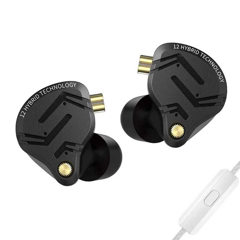⇒ KZ ZS12 PRO X - гибридные многодрайверные наушники 1DD+5BA Hybrid