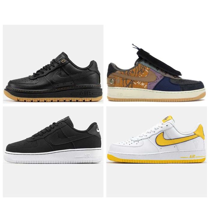 Мужские кожаные кроссовки Nike Air Force 1 '07 Low найк аир форс