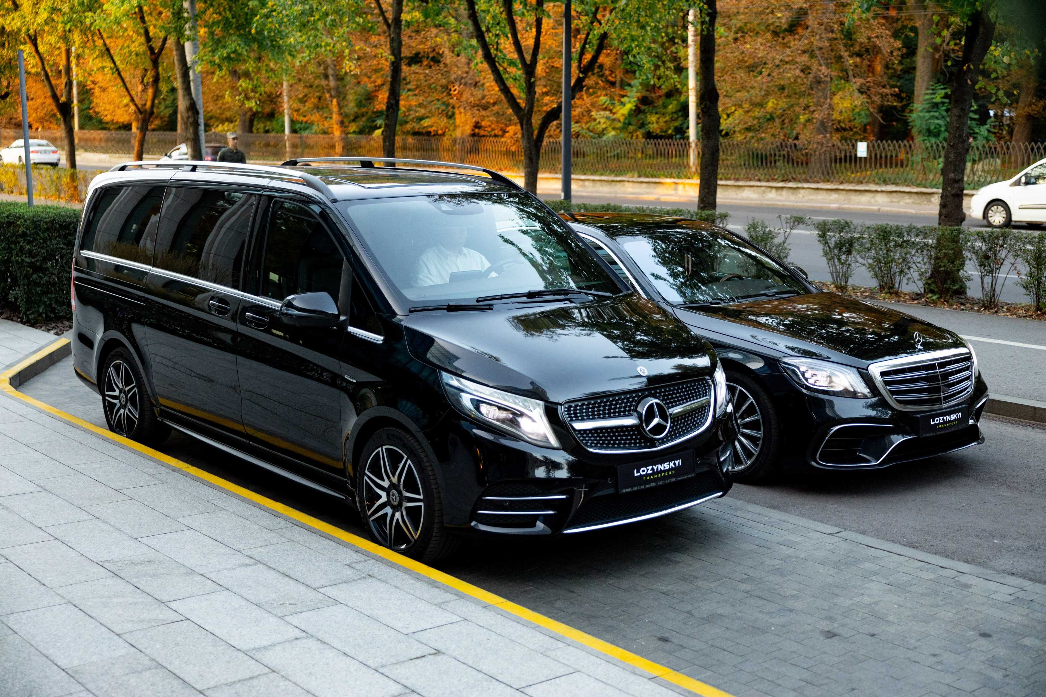 Mercedes v-class Львів/Київ-Буковель. vip Трансфер за кордон:Варшава