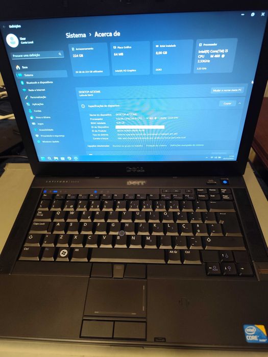 Computador Portátil Gama Profissional DELL Latitude E6410 - Intel I5