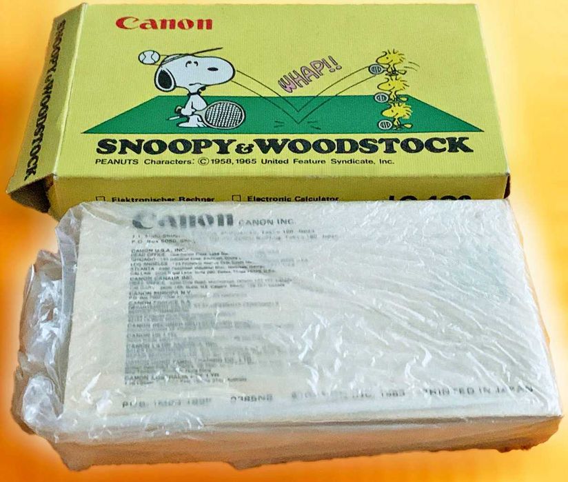 Calculadora Canon, Snoopy & Woodstock, Nova