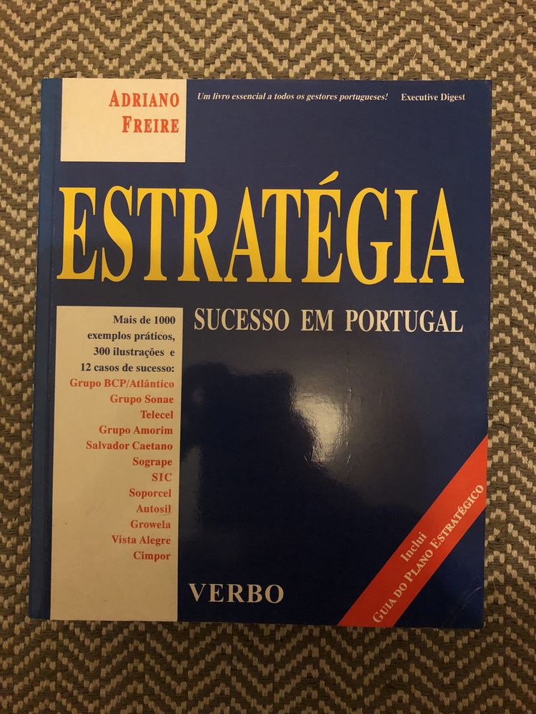 Livro Estrategia sucesso em portugal