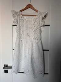 Sukienka biała ażurowa rozmiar S lub M