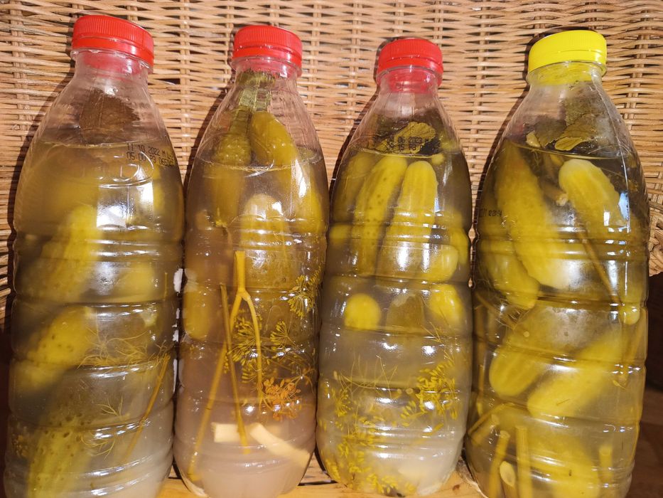 Ogórki kiszone 1 litr