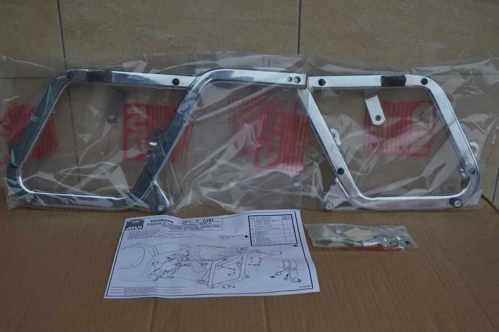 Honda vt Shadow 600 GIVI stelaz bagażnik sakwy kufry boczne chrom NOWY