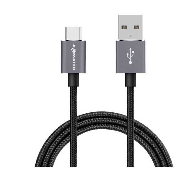 Kabel USB-C BlitzWolf BW-TC1  / przewód USBC USB 3.1 typ C