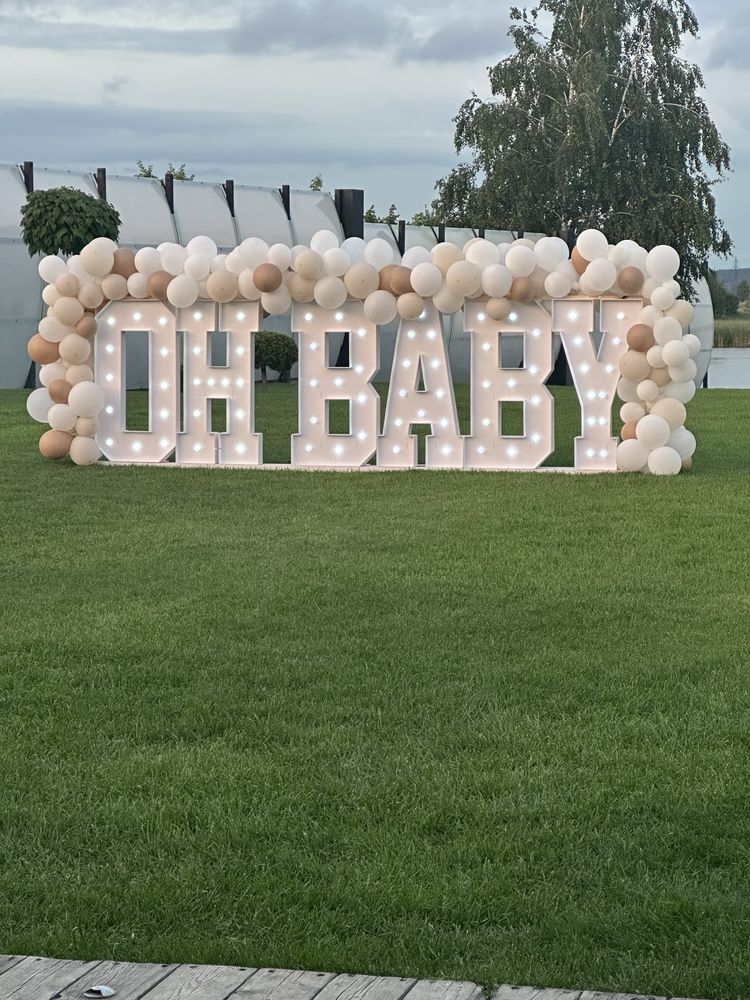 Букви OX BABY  на гендер пати
