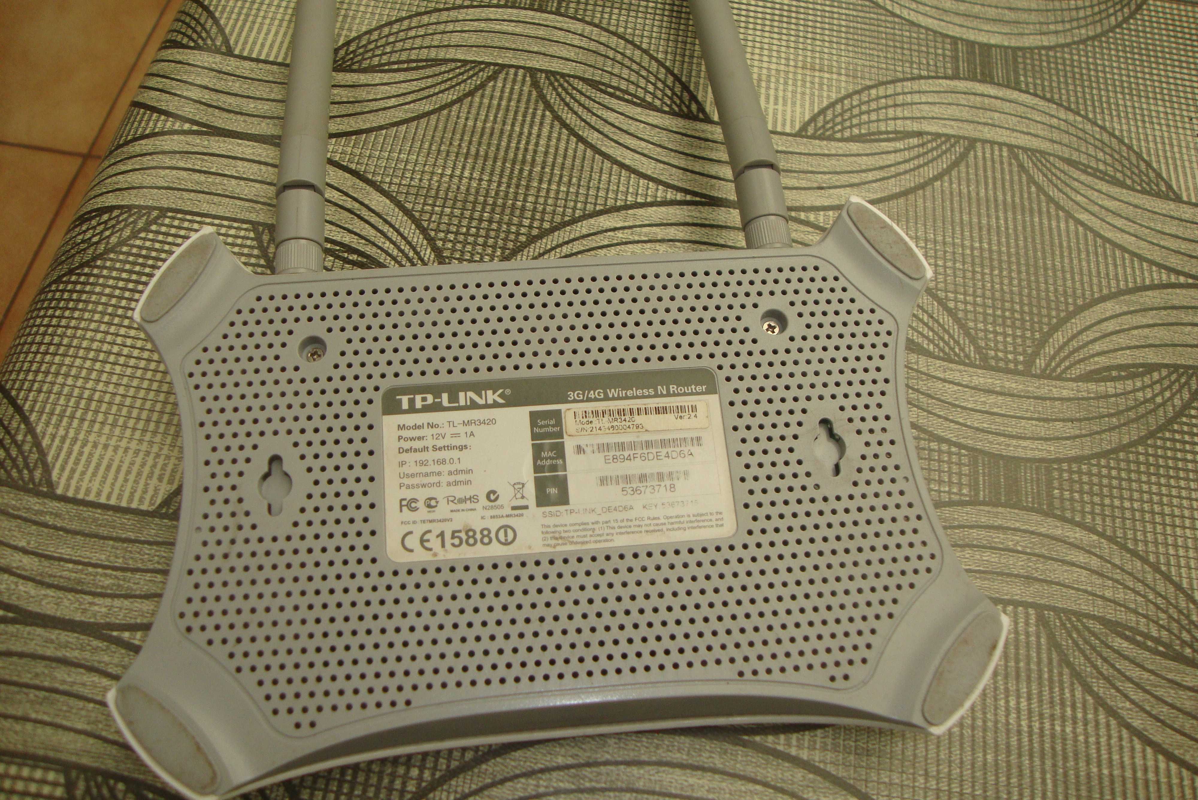 Router TP-link 3-4 G  Mbps