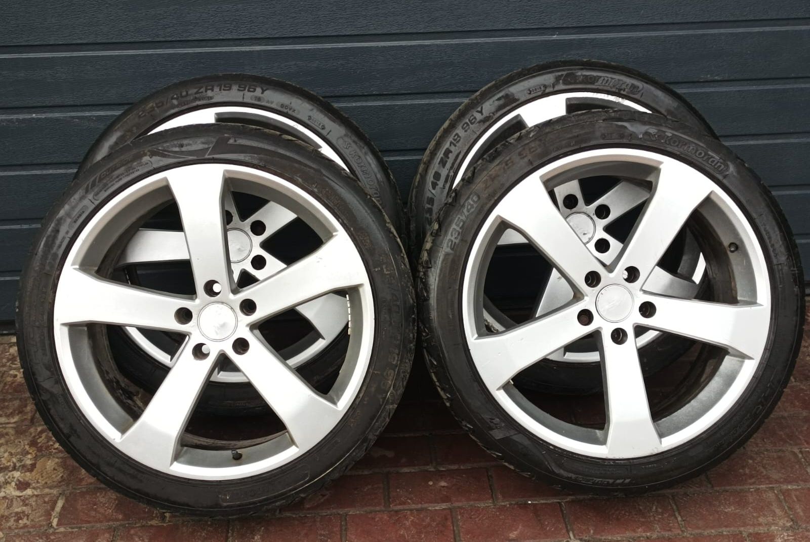 Alufelgi 19" 5×112 ET 45  z Oponami Letnimi  Super Stan