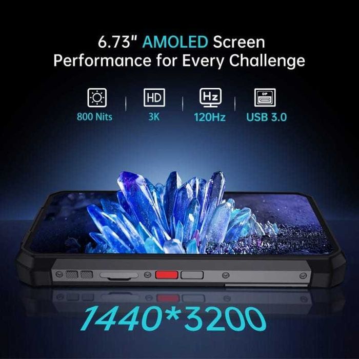 Unihertz 8849 Shark 3 5G 16GB/512GB 11600mAh IP69 3.35GHz