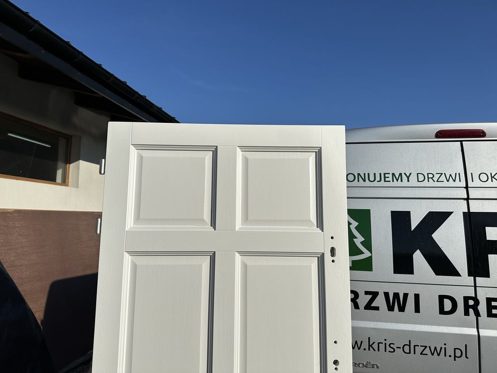 Drzwi wejściowe zewnętrzne drewniane Na Każdy Wymiar Cała Polska