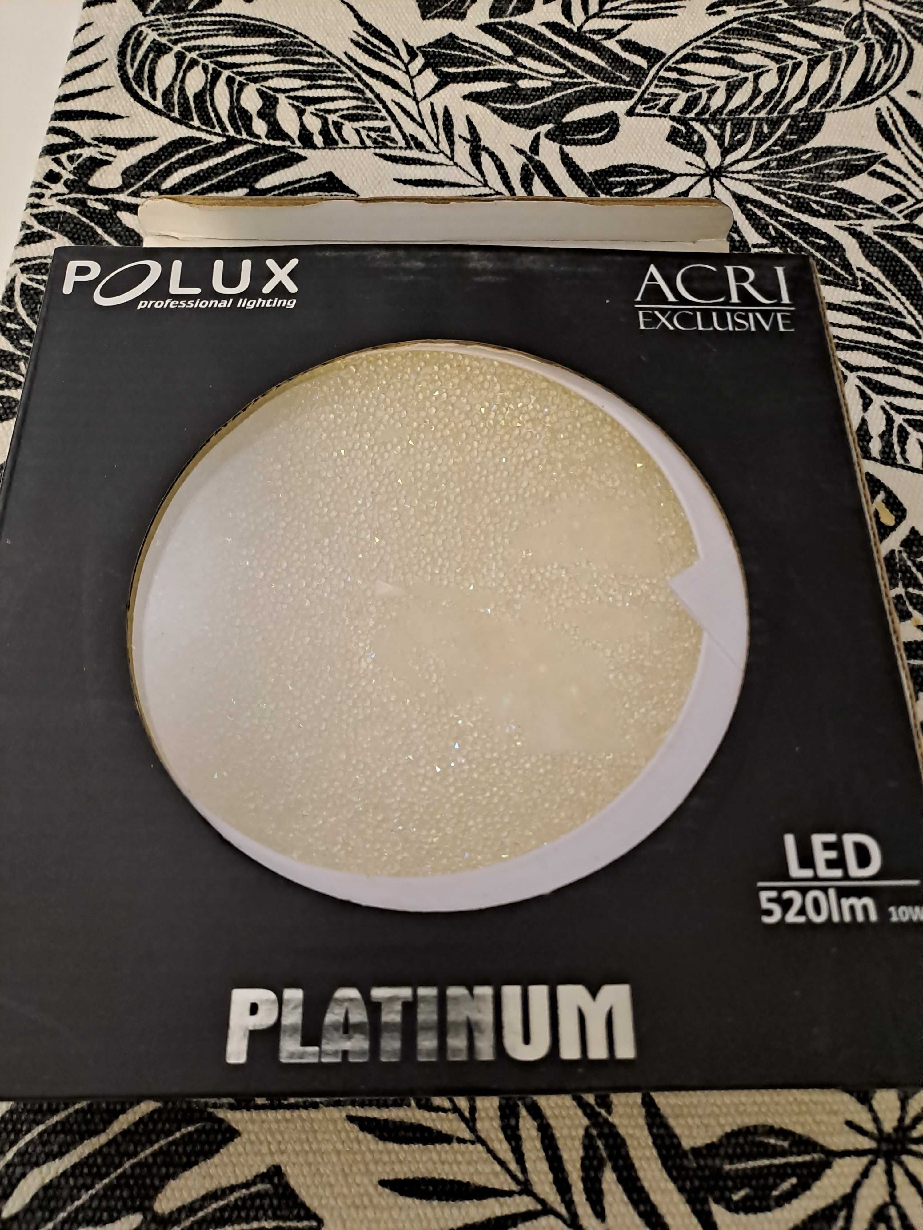 Lampa natynkowa ACRI biała okrągła LED POLUX oprawa stropowa