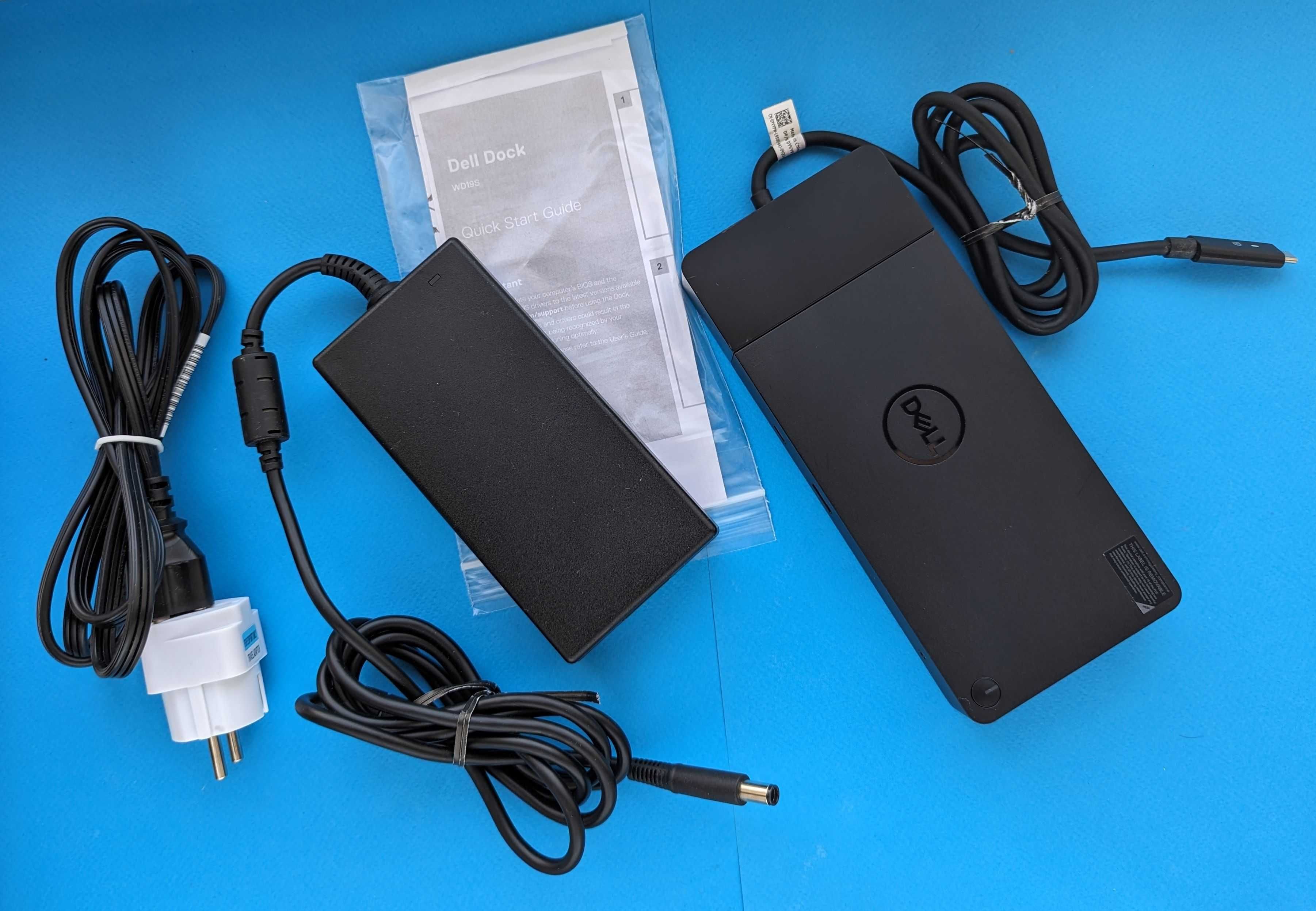 Док станція ноутбуку Dell Dock WD19s 180w USB Type-C 3.1 Macbook