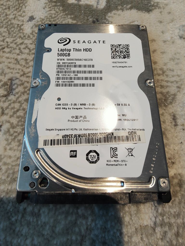 Disco Seagate HDD 2.5" 500GB 5400rpm