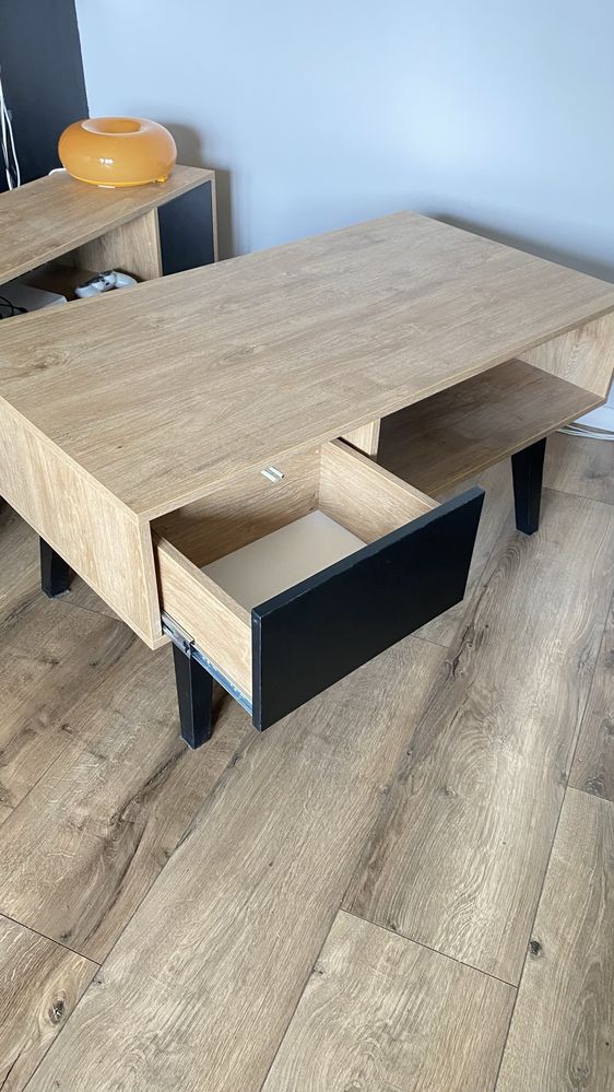 Szafka pod TV i ława, komplet