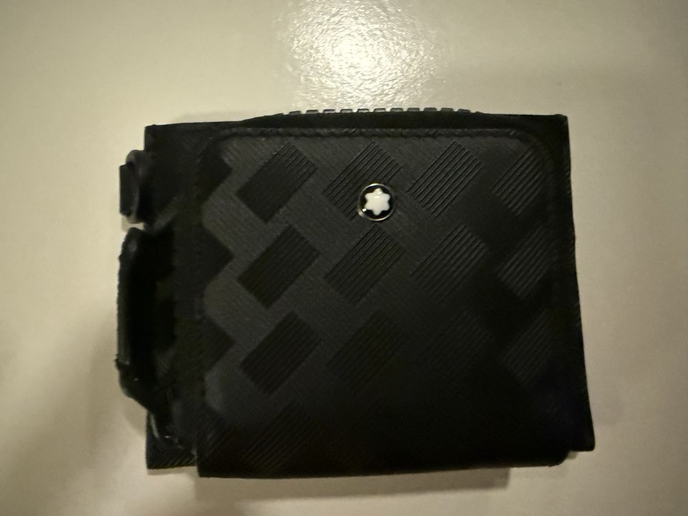 Carteira com porta moedas montblanc