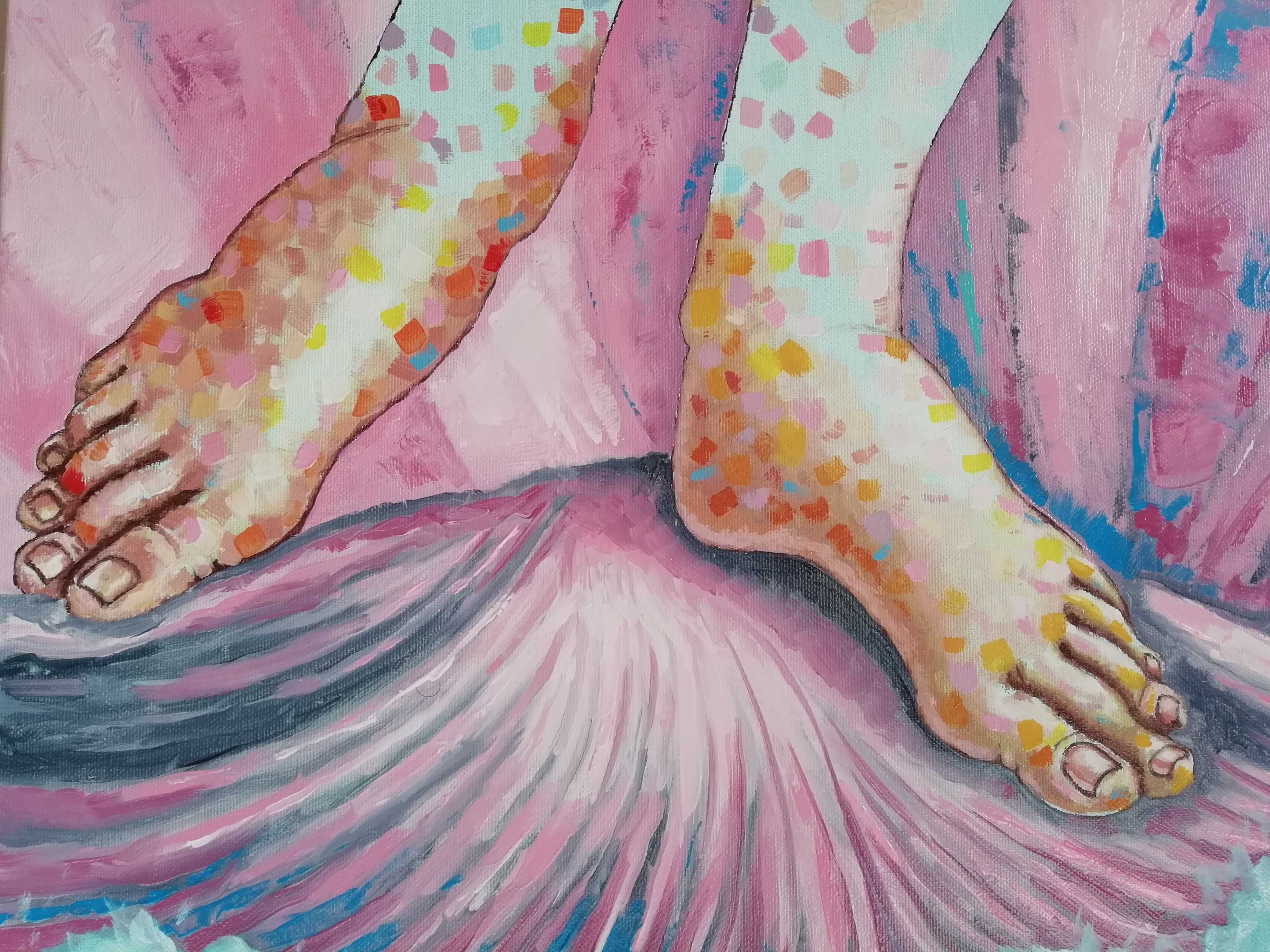 Quadro / Pintura a óleo sobre tela "Vénus"