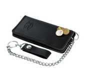 Biker wallet com corrente NOVA - cor preta - Motor Spirits