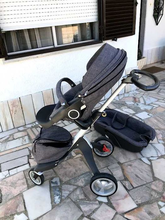 Conjunto stokke xplory de 2017 praticamente novo uso de apenas 1 bebé