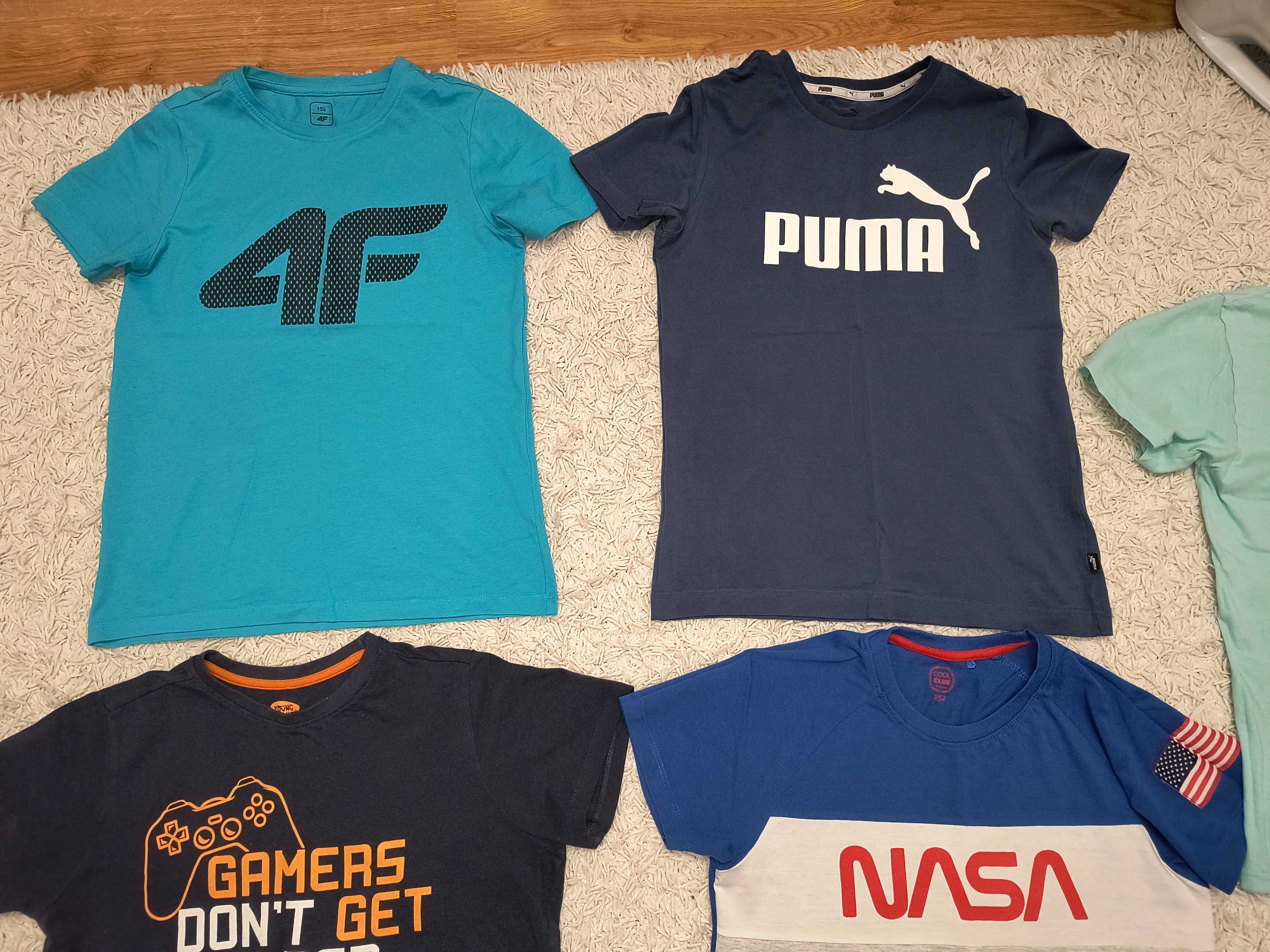 5 x t-shirt r. 152 cm Puma, 4F, Cool Club, Smyk