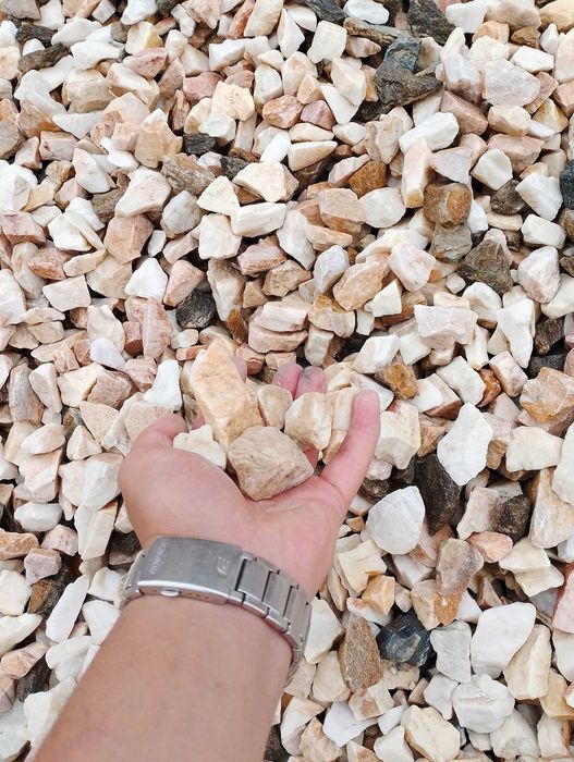 Grys Biało-Żółty / Transport / Kruszywa Ozdobne