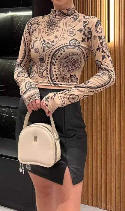 Еротичний легкий напівпрозорий топ блузка кроптоп напівводолазка Shine